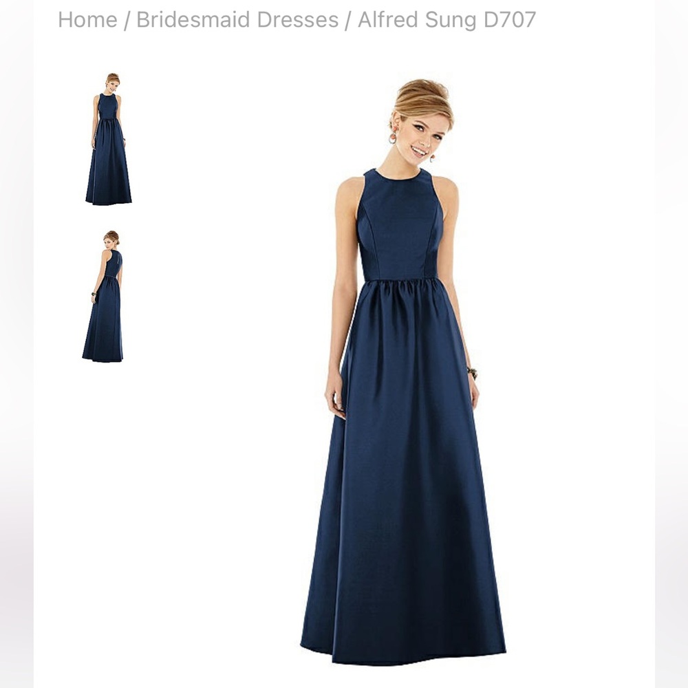 Bridesmaids Dress or Black Tie Maxi Dress (Alfred Sung, Style D707 in size 18R)